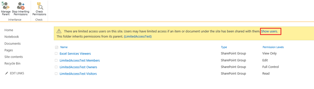 Limited Access user have been changed? - Microsoft Q&A
