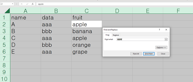 How to make the results of the Find command more visible in Excel 365 ...