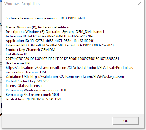 HP OEM Windows 10 pro Watermark - Microsoft Q&A