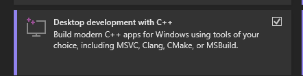 I have a problem with desktop templates for c++ - Microsoft Q&A