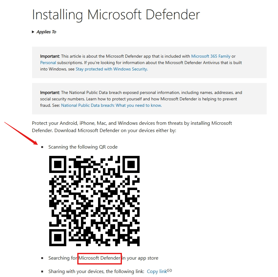 How do I download Microsoft Defender Mobile App? - Microsoft Q&A