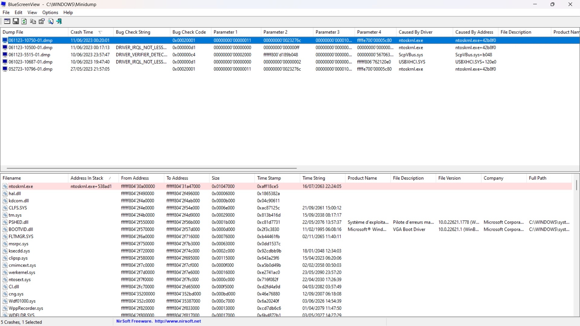 Repeated blue screen of death - ntoskrnl.exe error - Microsoft Q&A