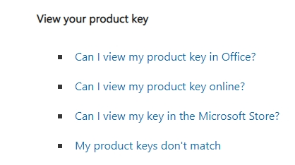 How to get product ID when I have serial number and last 5 digits ...