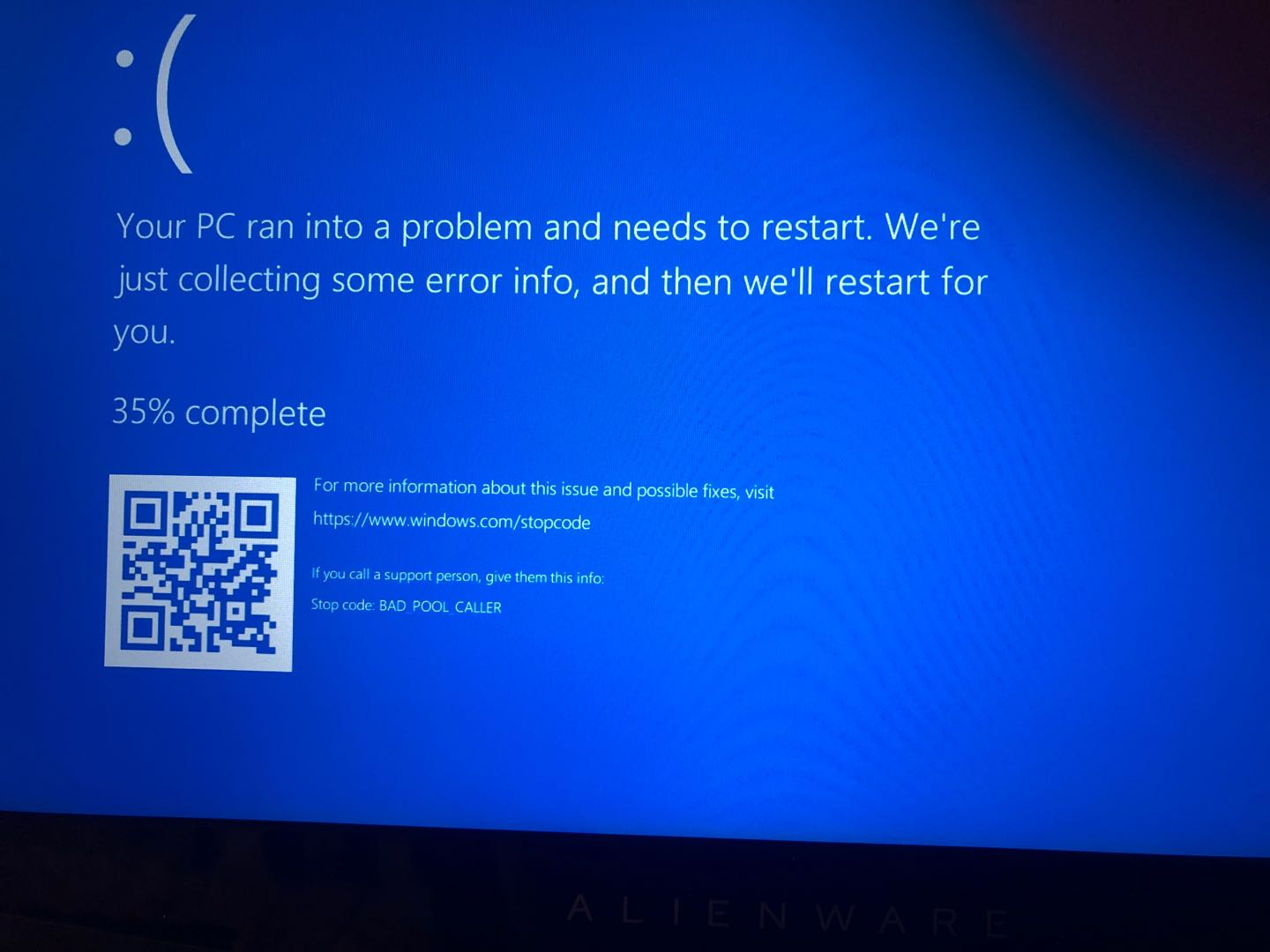 在运行游戏时经常蓝屏 重启 显示 your pc ran into a problem - Microsoft Q&A