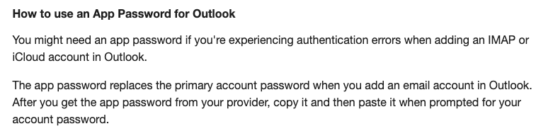 Trying to add IMAP Work to NEW Outlook results in Error - Something ...