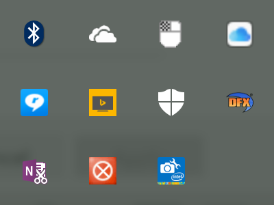 mouse-keys, icon shows a white 'x' in a red circle and it will not work ...