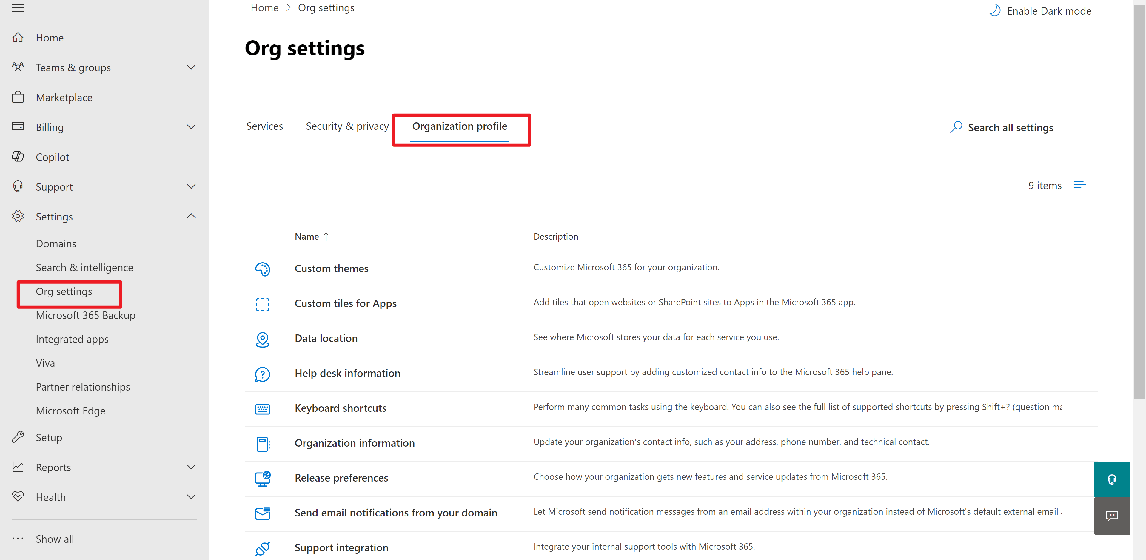 OneDrive for Business displayed 