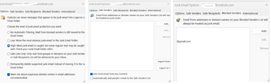 Microsoft junk email rules working too well? - Microsoft Q&A