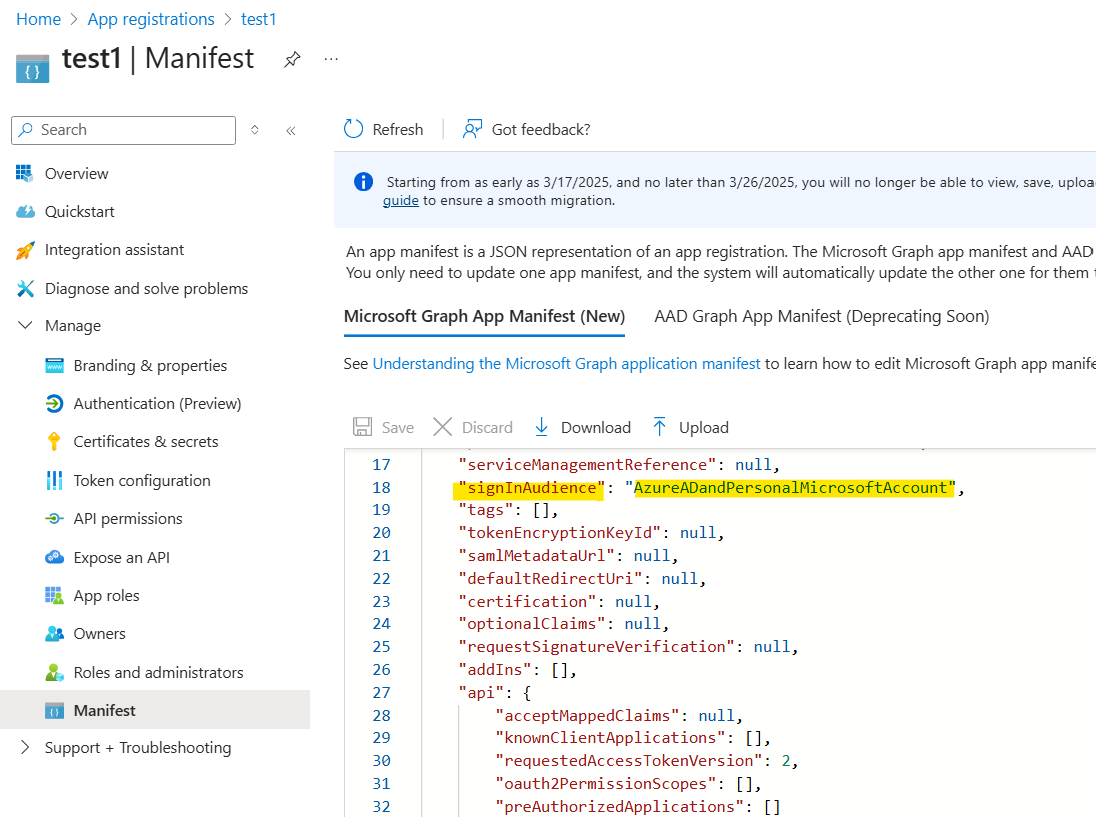 Not able to login into the application using personal account. The app ...