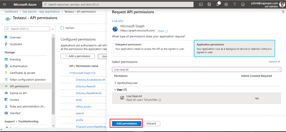 How to add graph API / Azure API in Employee Directory Plus - Microsoft Q&A