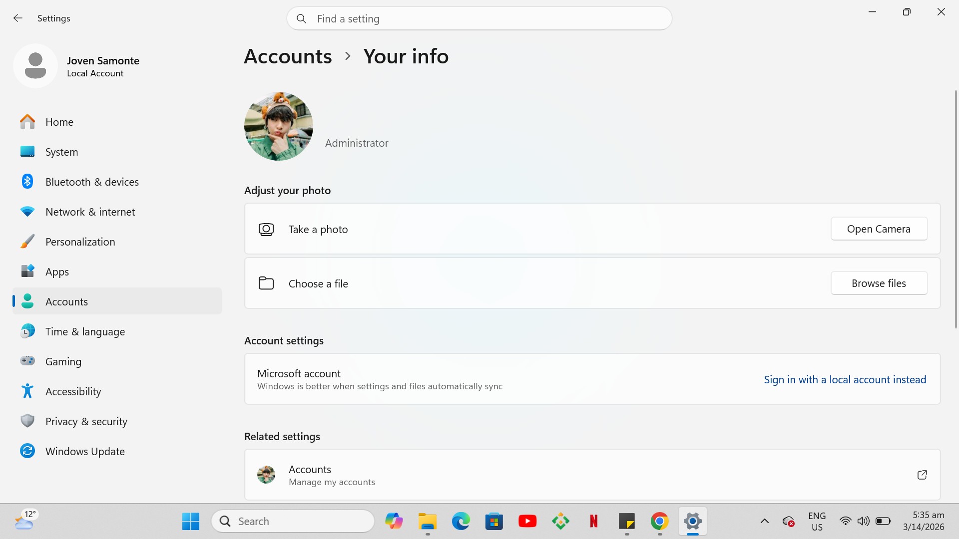 I can't sign in my microsoft account - Microsoft Q&A