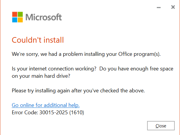 Can't install Office 365 Student version on current Windows 10 System ...