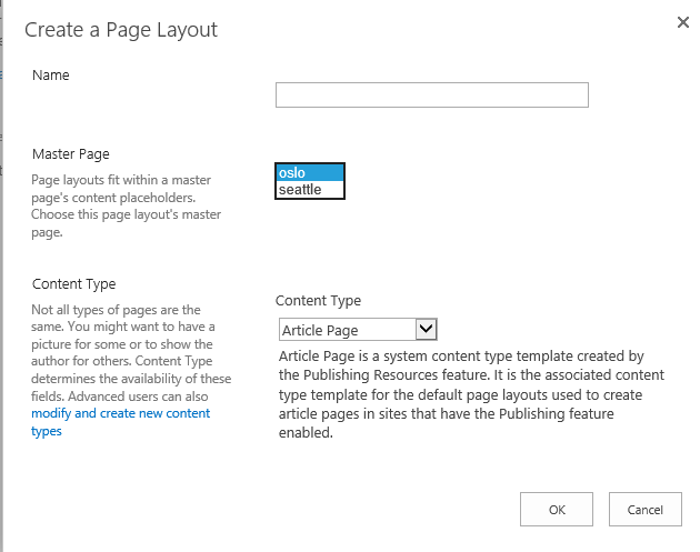 Design manager: not all master pages show up when creating a page ...