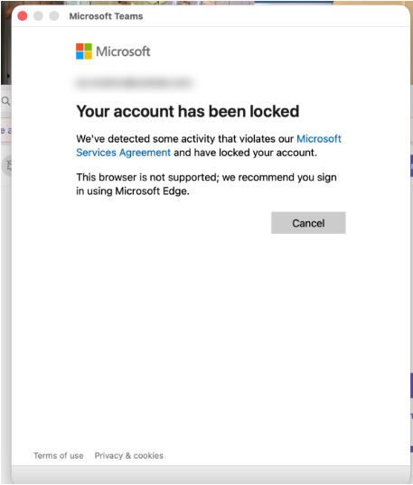 Unable to sign in - Microsoft Q&A