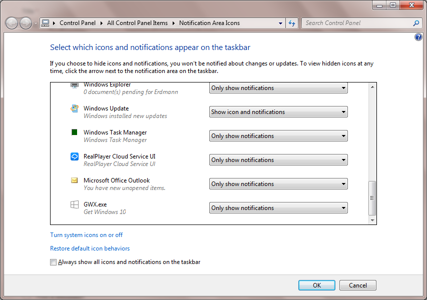 I no longer get notifications when windows updates are ready in windows ...