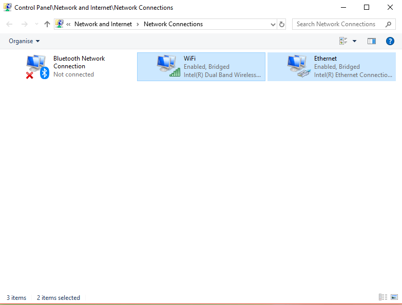 Issues With Bridging My Ethernet And Wifi Connection - Microsoft Q&A
