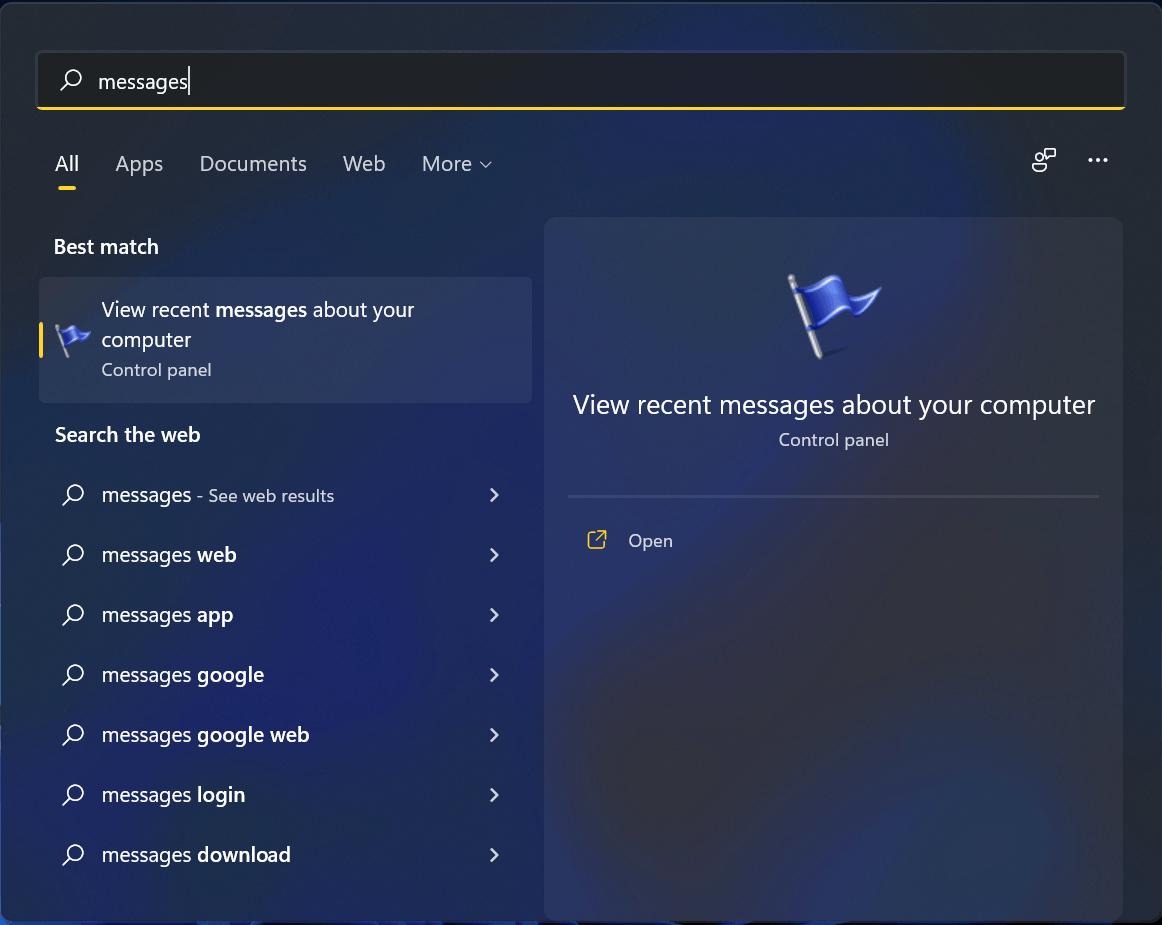 MS messaing not showing up in my laptop - Microsoft Q&A