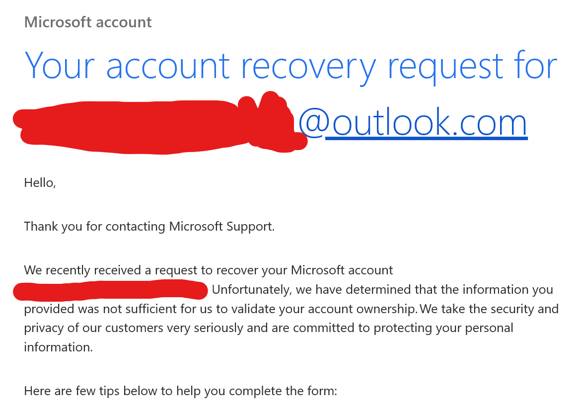 Image Result For Outlook Recuperacin De Cuenta De Correo Microsoft Community