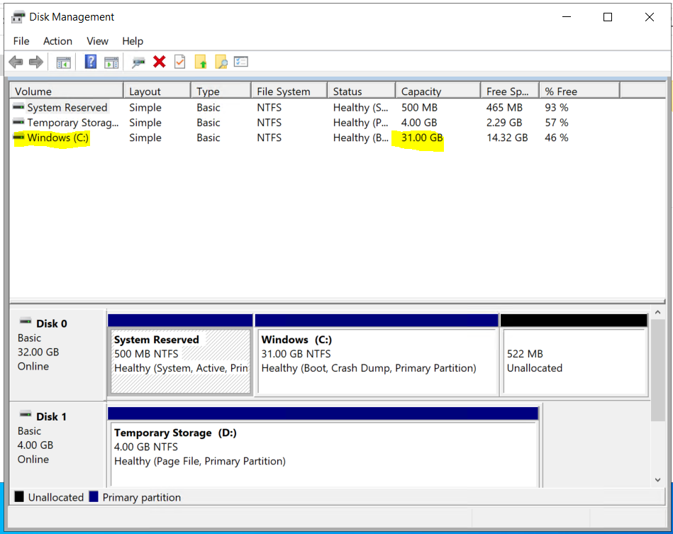 Powershell script to reduce OS disk size in Azure is safe to run ...