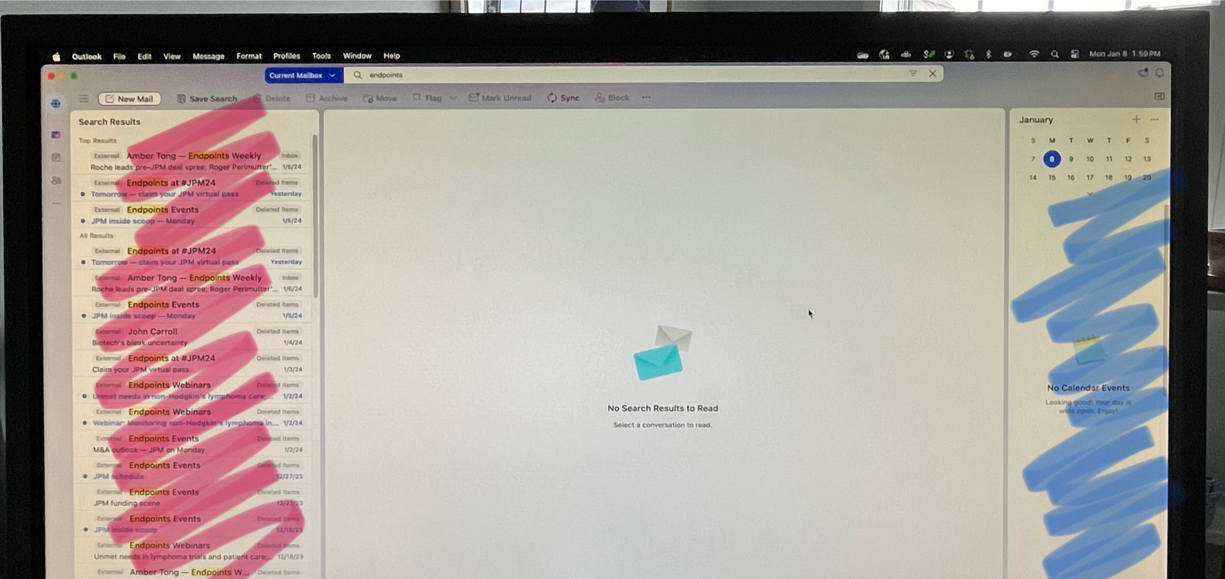 Outlook for Mac v16.8 - how to change display font for email list and ...