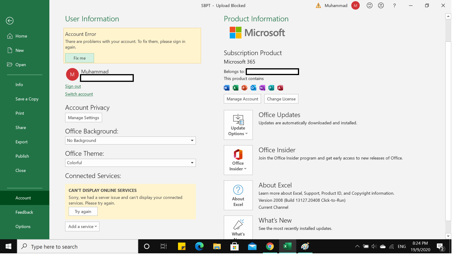 Cached Credentials Have Expired - Microsoft Q&A