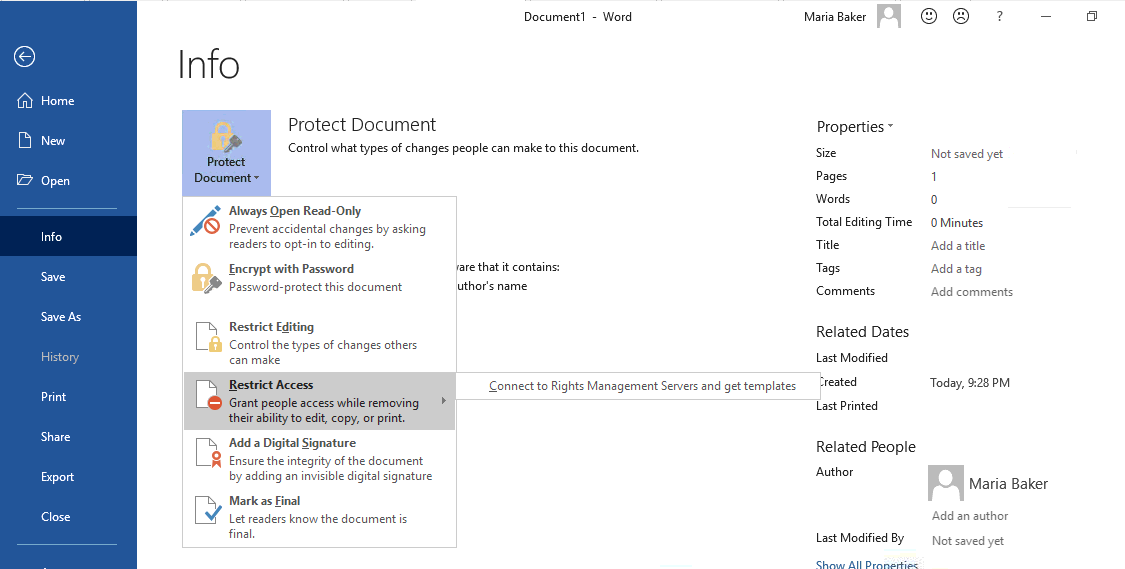 Connect to RMS and get templates - Microsoft Q&A
