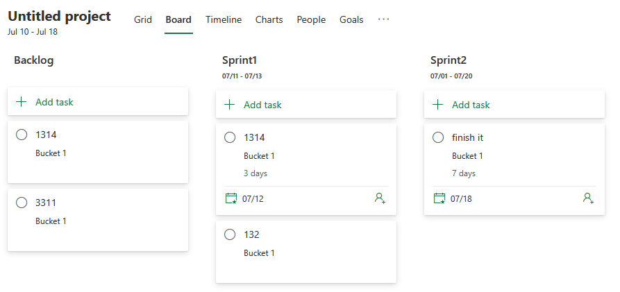 MS Project - Hide old/complete sprints on Sprint Panning BOARD ...