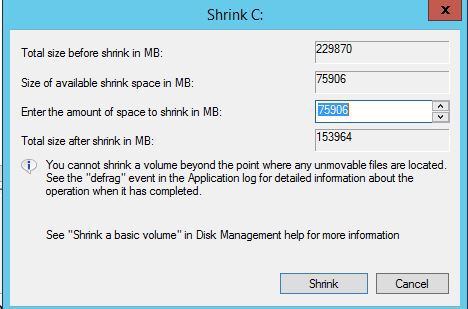 Shrink Volume_initial