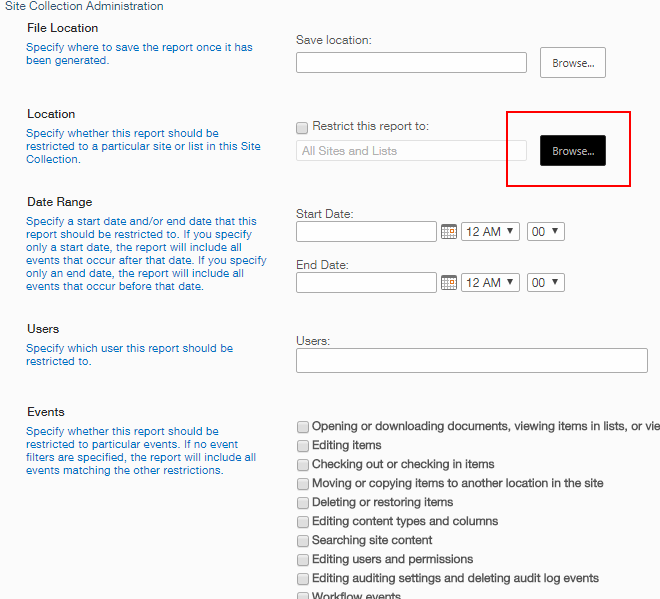 How to specify a site in Audit Log Search? - Microsoft Q&A