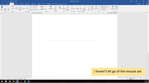 since a few days, when I insert a straight line in Word 2016 it creates ...