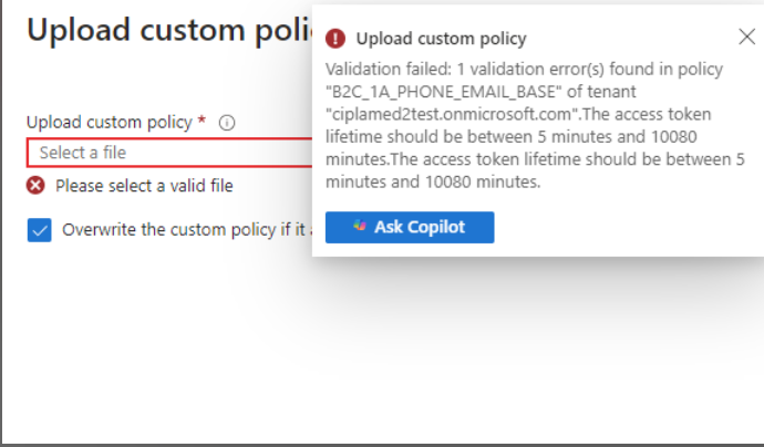 Azure Directory B2C session time - Microsoft Q&A