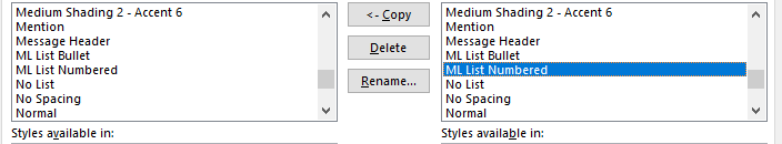Multilevel lists changes appearance when co-editing - Microsoft Q&A