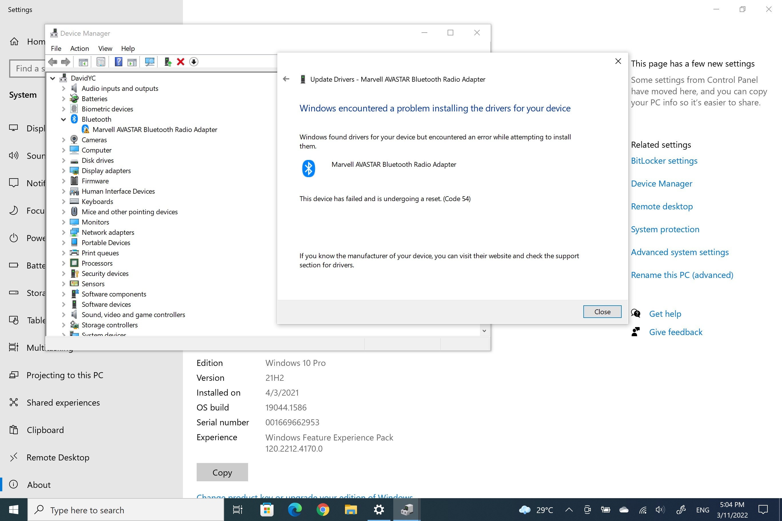 Surface Pro 4 Bluetooth Driver Problem - Microsoft Q&A