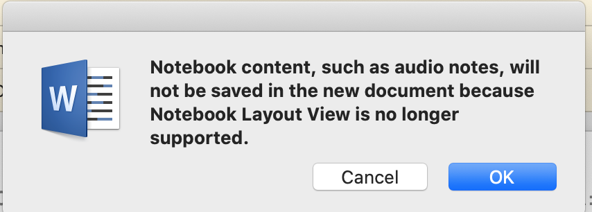 Notebook Layout Audio missing from new version - Microsoft Q&A