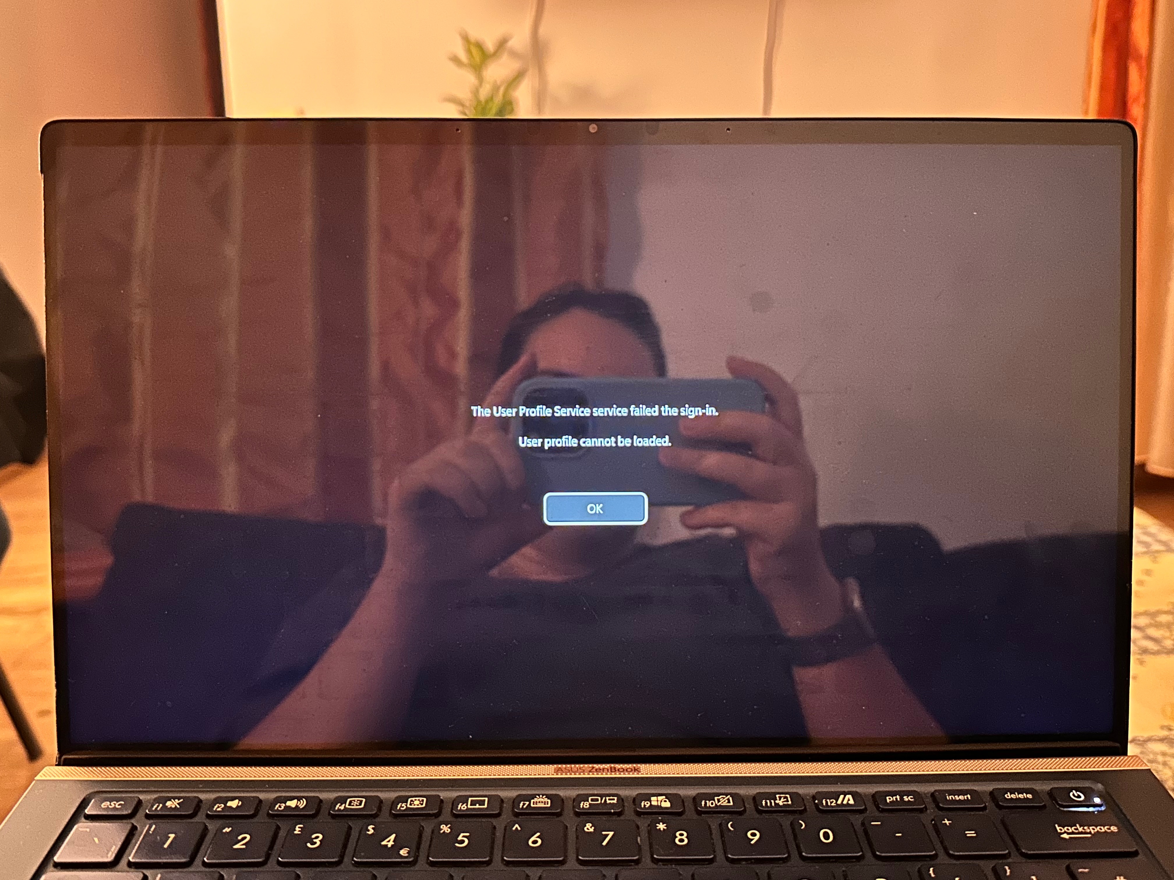 Windows login error message after Express VPN update request ...