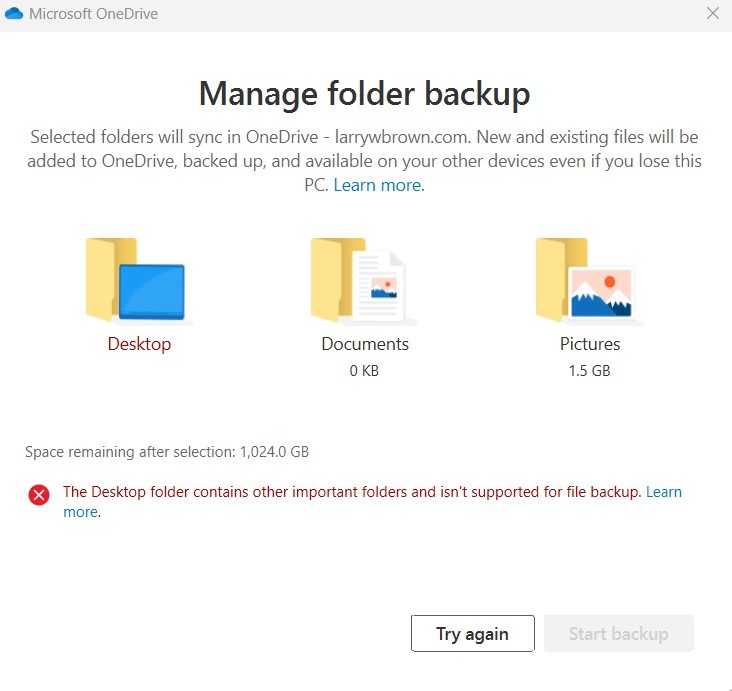 How to select folders/files on my PC for syncing to ODB? - Microsoft Q&A
