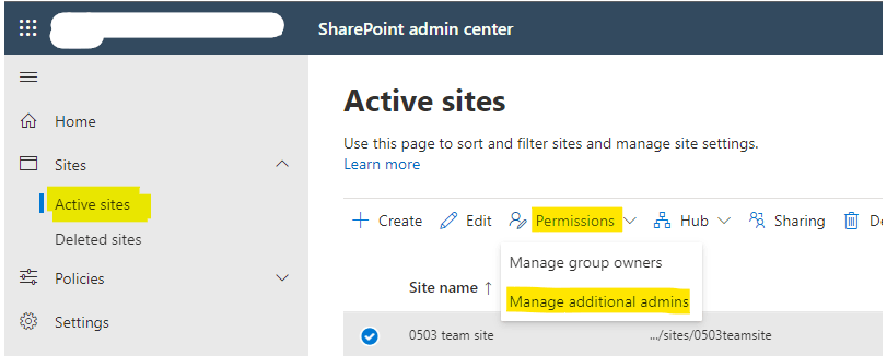 How to replace owner in an existing sharepoint - Microsoft Q&A