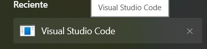 En Visual Studio Code, me sale un error en el acceso directo cuando he ...
