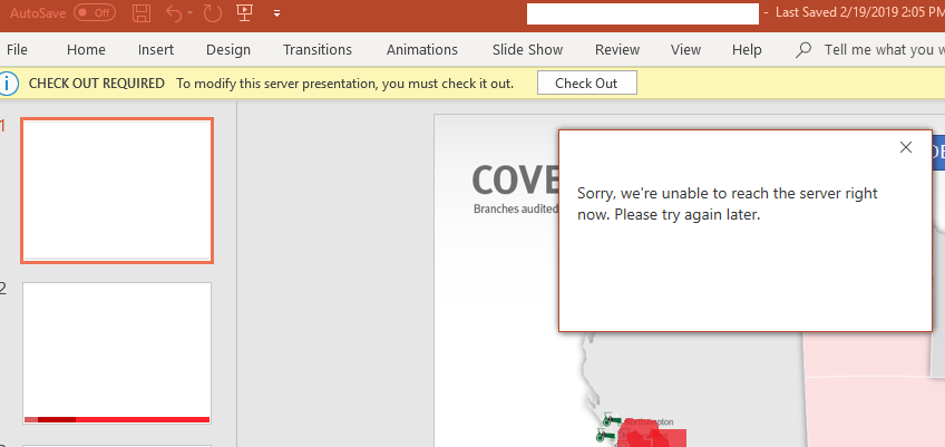 "sorry we are unable to reach the server right now please try later ...