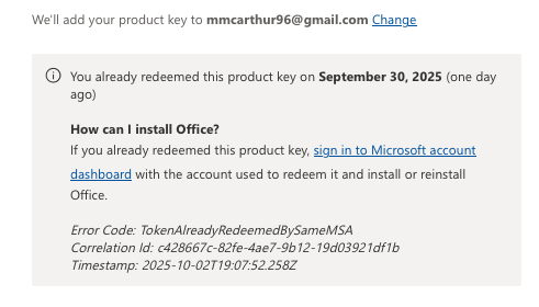 Unable to Activate Office 2024 - Microsoft Q&A