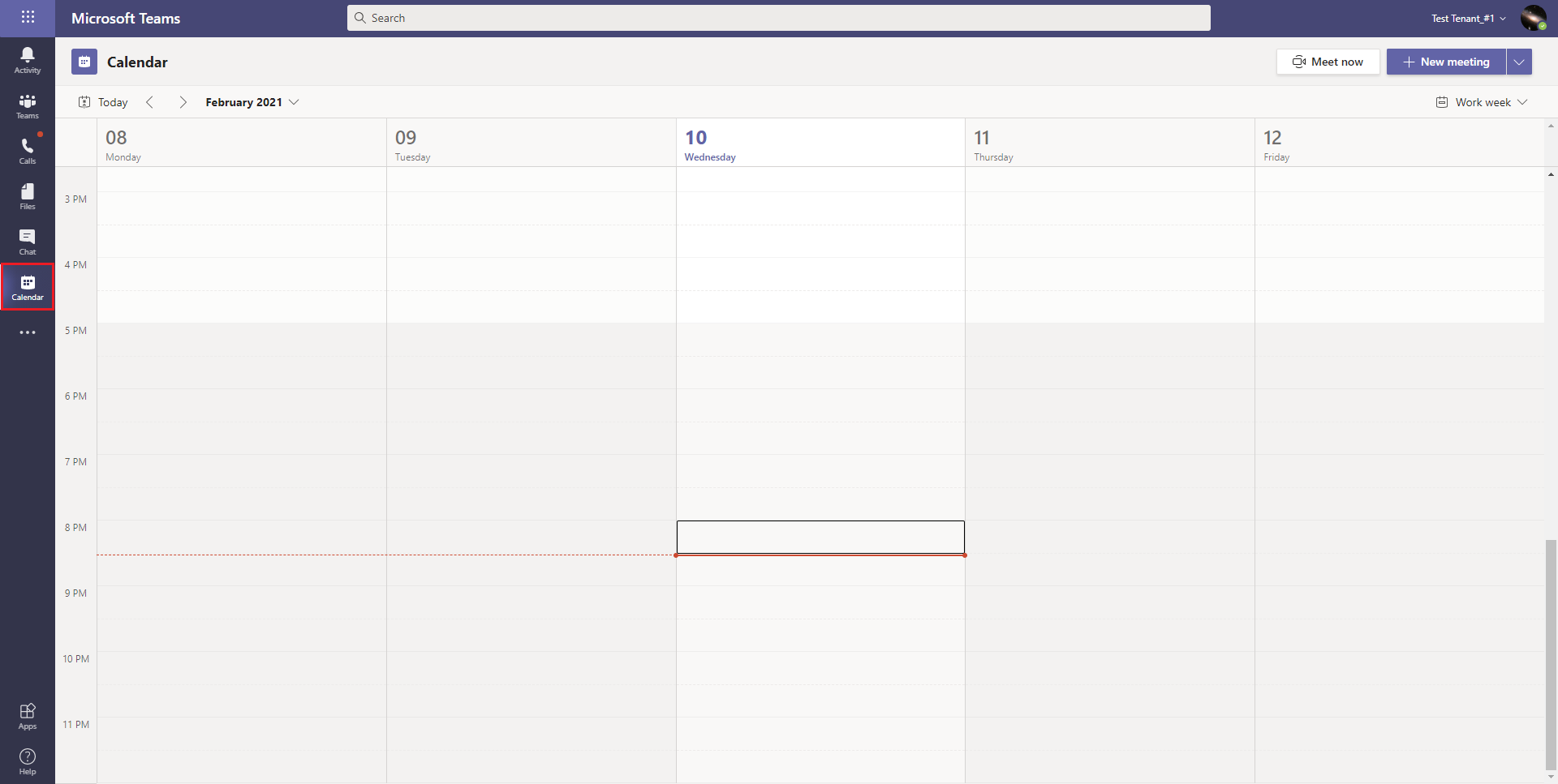 Is there a bug with the calendar view not showing all of the days ...