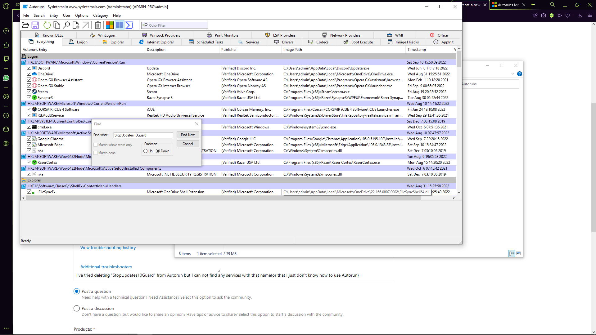Microsoft system update - One of the update services is not running ...