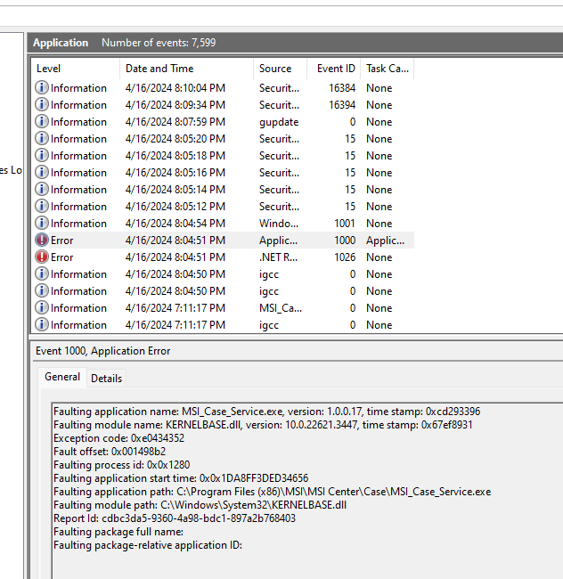 How do i fix all of these error faulting application WINDOWS