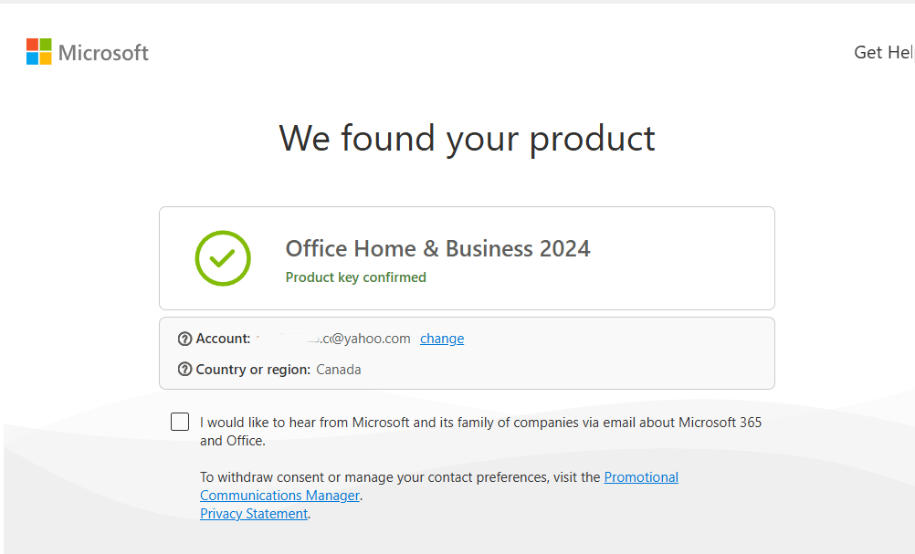 How to complete activation of office 2024 on my new laptop when I also ...