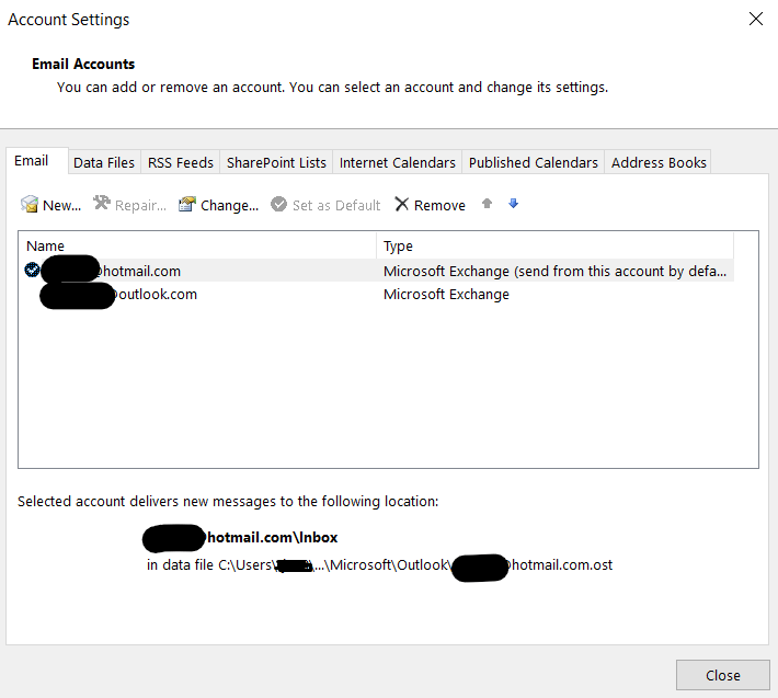 Where are my personal folders after reinstalling Outlook? - Microsoft Q&A