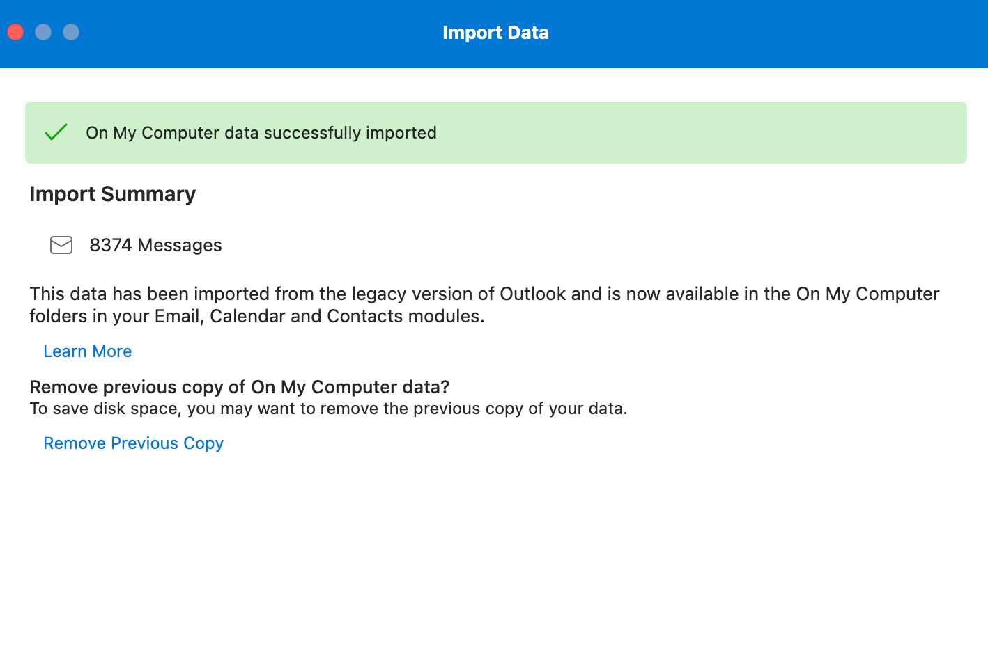 importing olm files to email - Microsoft Q&A