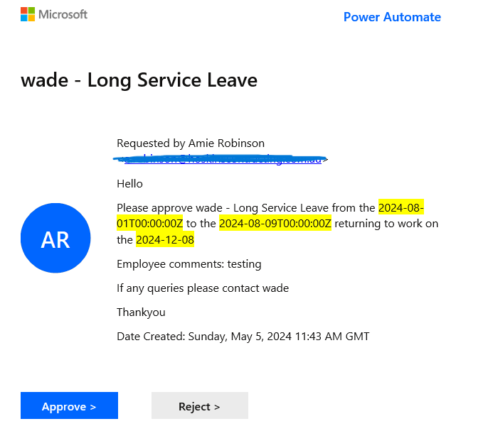 Date Format with Approvals in Power Automate - Microsoft Q&A