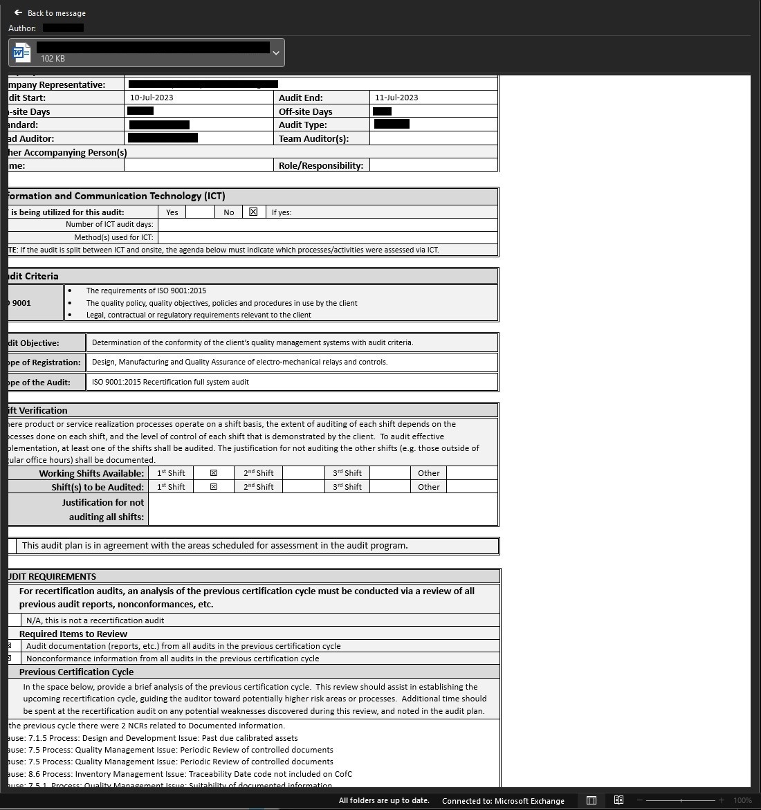 Preview Cuts Off Left Side of Word Document in Outlook - Microsoft Q&A