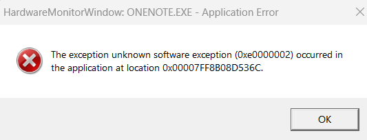 OneNote consistent not responding errors - Microsoft Q&A