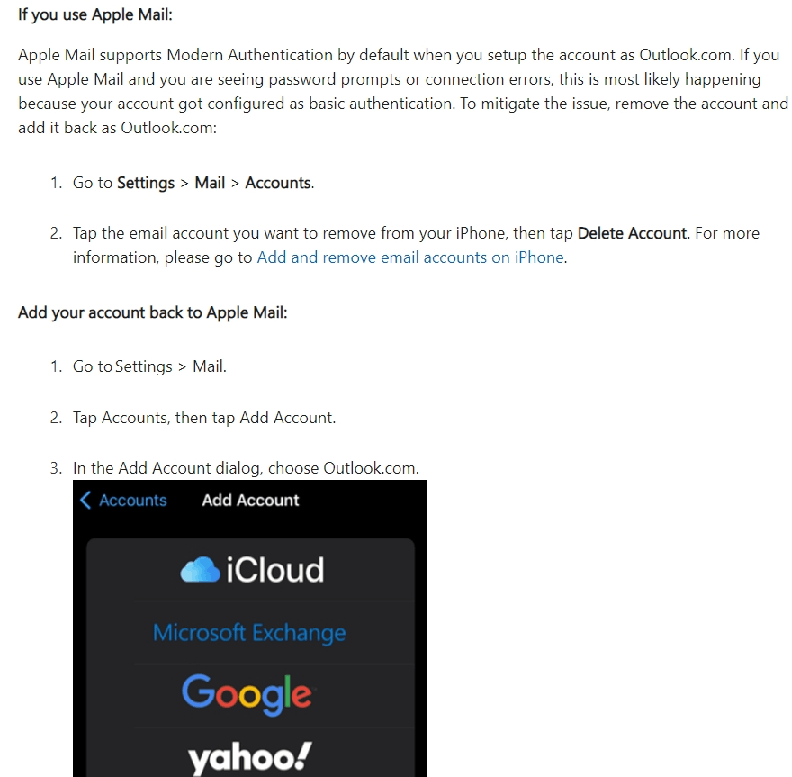 I need to recover my emails from my iPhone which Hotmail - Microsoft Q&A